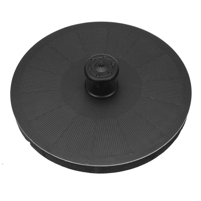 LIUMY Solar Fountain Pump 2.2W Floating Solar round Water Pump Floating Panel with 7 Nozzles for Pond Fountain Birdbath Garden Decoration Water Cycling