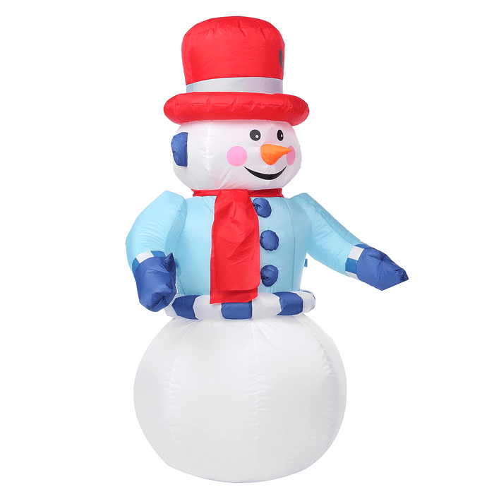 1.2M LED Christmas Inflatable Snowman Halloween Outdoors Ornaments Shop Decoration