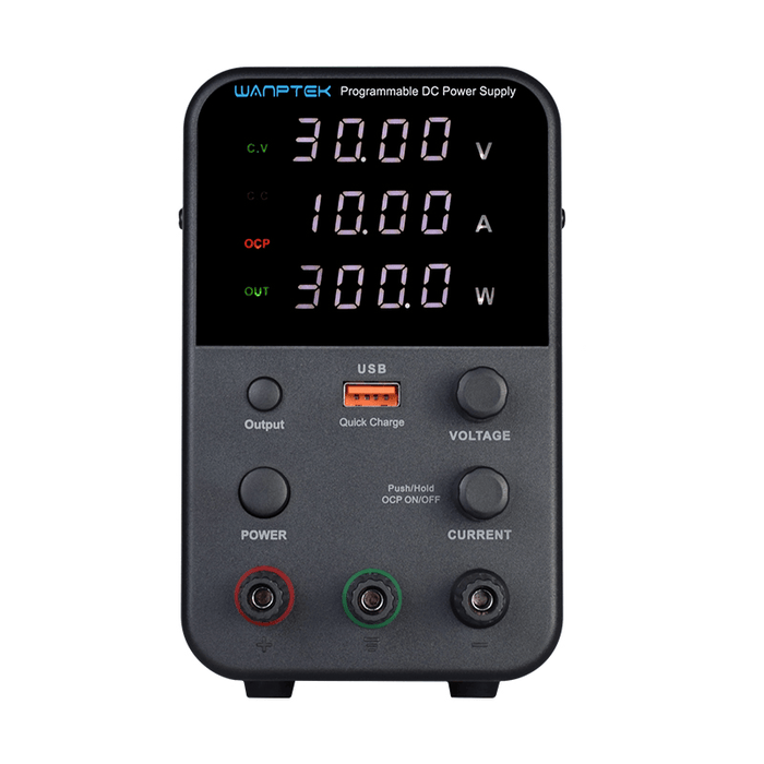 WANPTEK WPS3010H 30V 10A Adjustable DC Power Supply Programmable 4 Digits LED Display Switching Regulated Power Supply