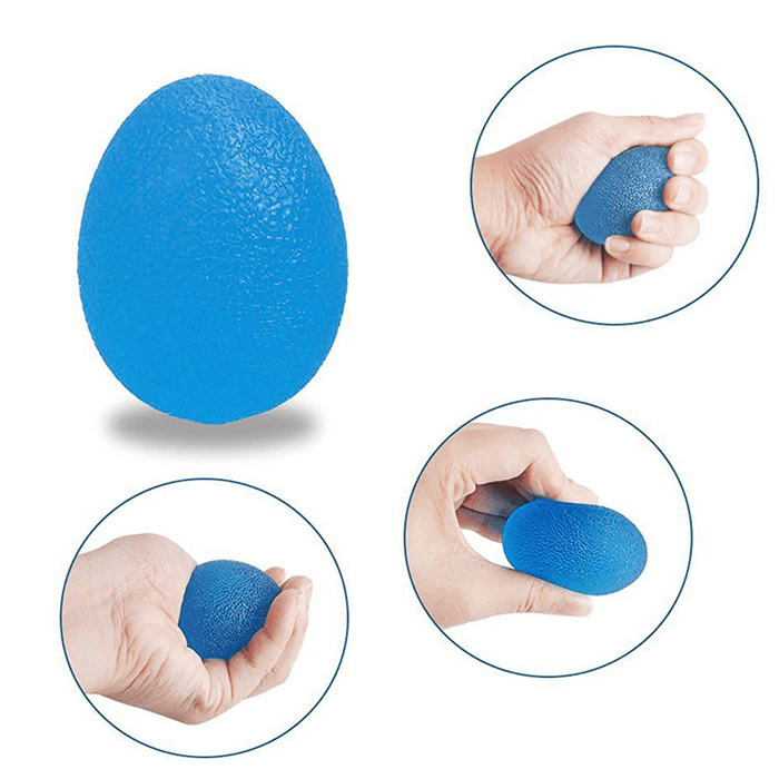 KALOAD High Elasticity Silicone Egg Grip Ball Indoor Outdoor Finger Massage Ball Fitness Strength Trainer