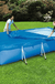 Square Swimming Pool Cover Ground Mat Uv-Resistant PE Rainproof Dust Cover Inflatable Pool Accessories for Outdoor Backyard Garden