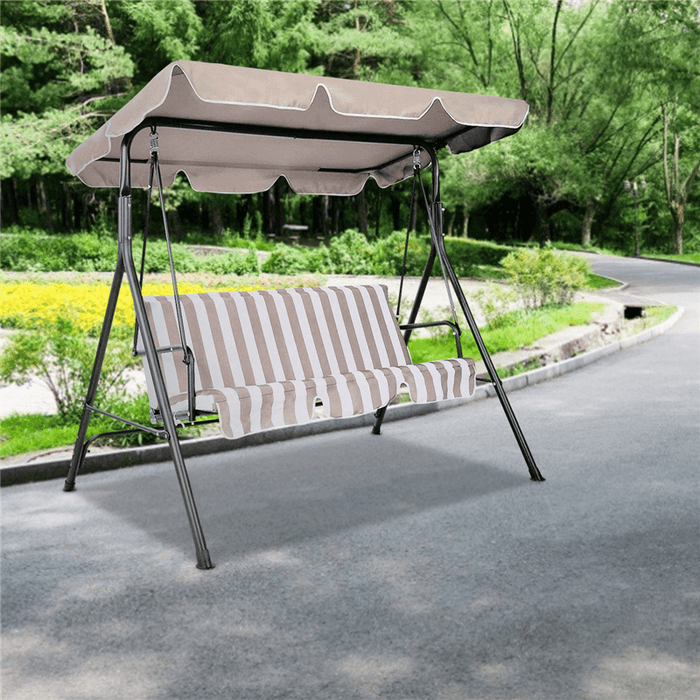 Polyester Swing Chair Canopy Hammock Top Cover Sunshade Waterproof Outdoor Garden Patio