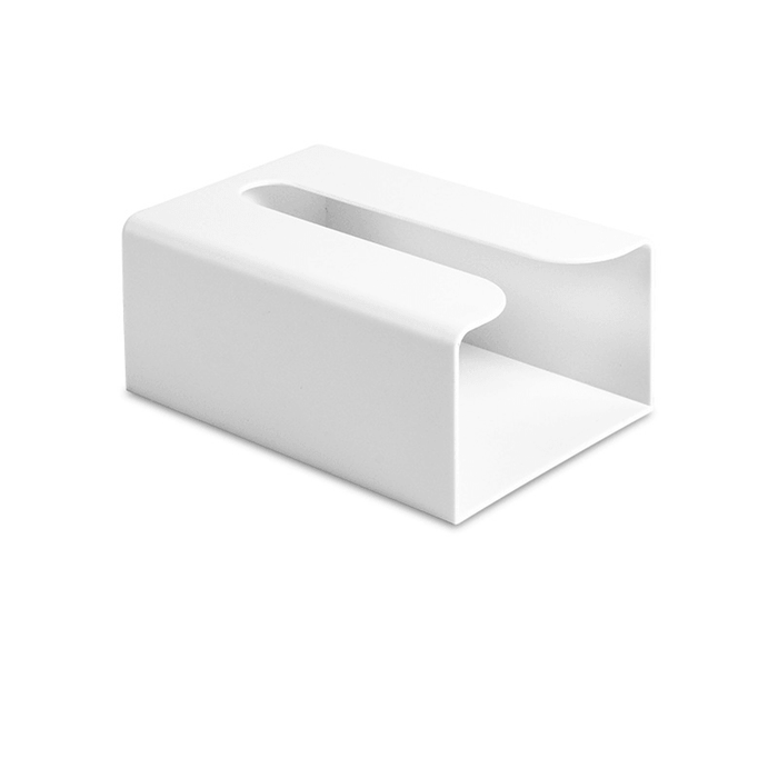 Japanese Style Portable Traceless Toilet Paper Holder Household Tissue Box Plastic Toilet Towel Holder-White