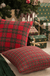 1PC Square Pillow Case Christmas Scottish Plaid Throw Waist Cushion Cover 18"