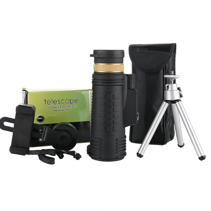 18X62 Outdoor Compass Monocular HD Optic Day Night Vision Phone Telescope Cmaping Travel