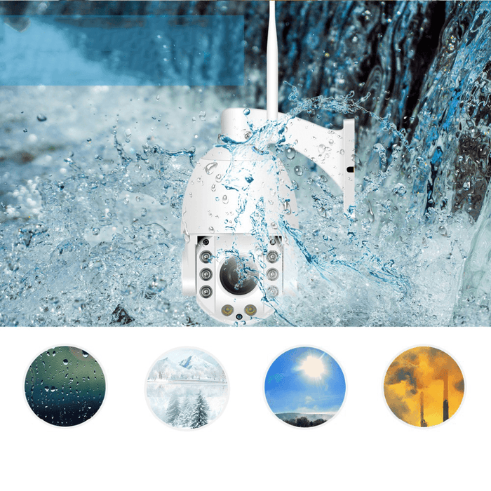 Besder 30XB HD1080P 30X Zoom PTZ Auto Focus Waterproof Wireless IP Camera Full Color Night Vision M-Otion Detection Baby Monitors