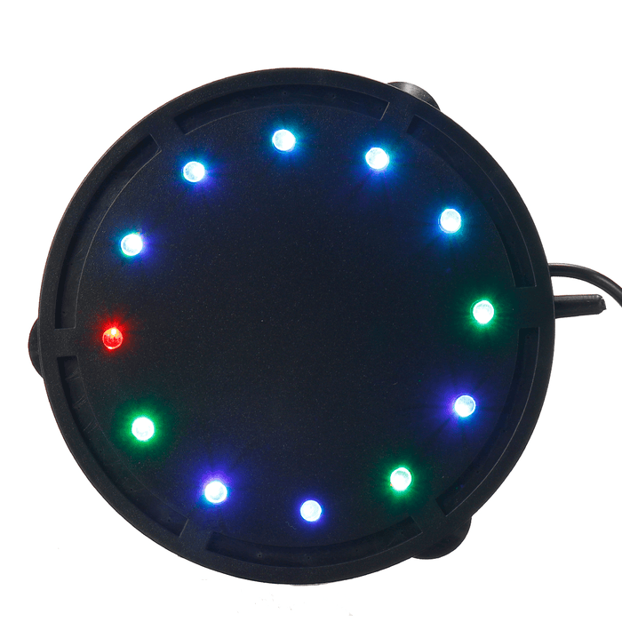 12 RGB Leds Underwater Submersible Fish Tank Light Color Changing Air Bubble Light Waterproof Aquarium Lamp Oxygen Maker