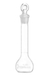 10Ml Clear Glass Volumetric Flask W/ Glass Stopper Lab Chemistry Glassware