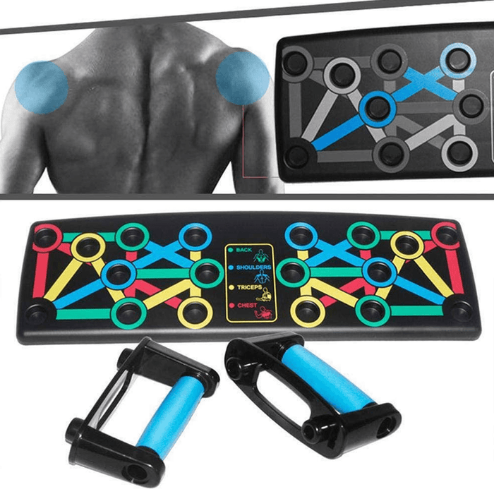 14 in 1 Foldable Push up Stand Board Home Gym Push-Up Chest Muscle Training Fitness Equipment