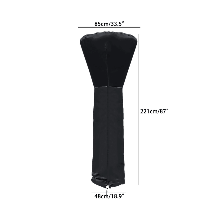 Outdoor Garden Patio Heater Dust Protective Cover Waterproof Furniture Protector Winter Heater Cover 210D Oxford Cloth