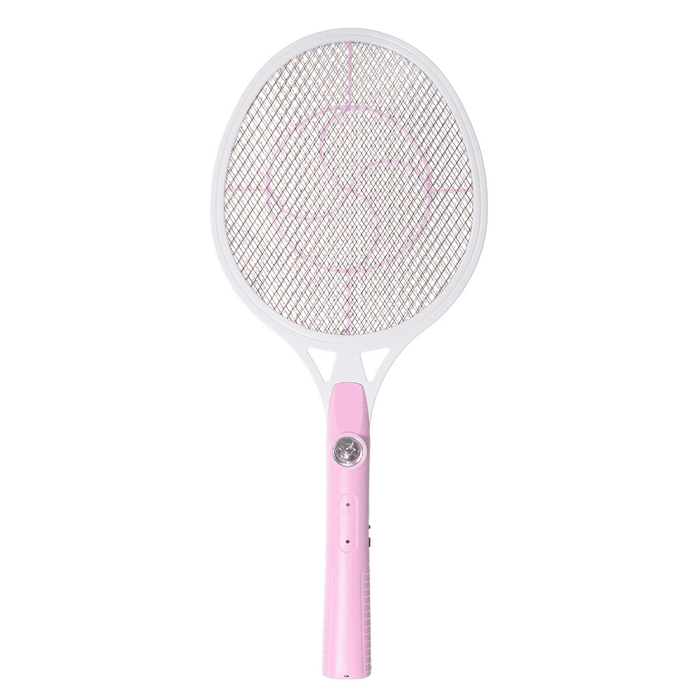 Rechargeable LED Electric Fly Swatter Mosquito Dispeller Home Camping Travel