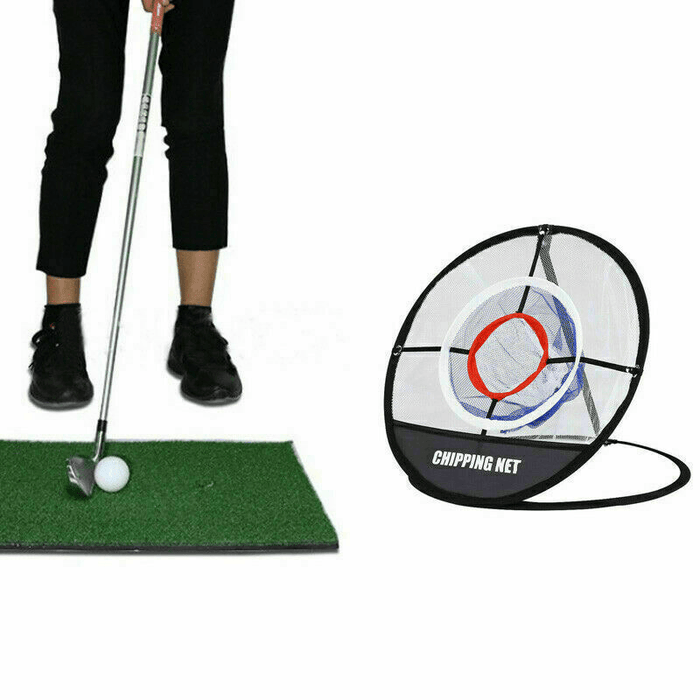 Golf Chipping Practice Net Folding Golf Training Net Sport Golf Cages Net with Turf Golf Training Net