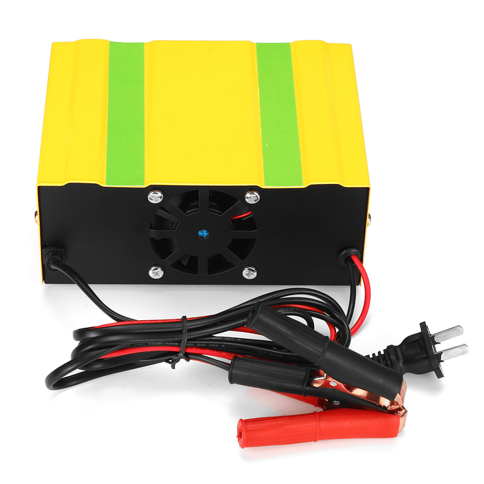 12V/24V Smart Automatic Car Motorcycle Battery Charger LCD Pulse Repair AGM Lead Acid