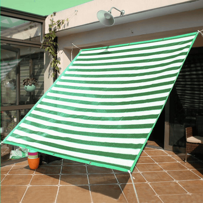 2X3M 100GSM HDPE Rectangle Sun Shade Sail Anti-Uv Outdoor Patio Garden Tent Sunshade Net with 5M Rope