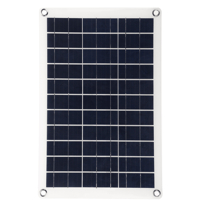 10A-100A Semi-Flexible Solar Power Panel System Kit Solar Panle Dual DC Port 5V/12V/18V W/ Solar Charge Controller