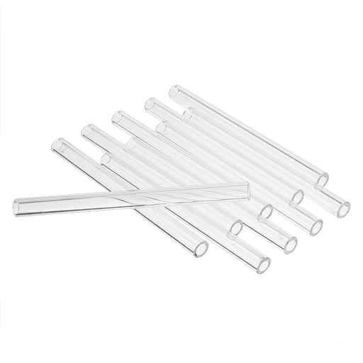 10Pcs Length 100Mm OD 10Mm 1Mm Thick Wall Borosilicate Glass Blowing Tube Lab Factory School Home