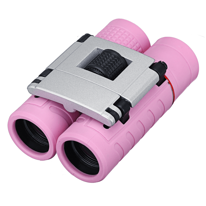 SGODDE 10X22 Childrens Binoculars Folding Mini Telescope Bird Watching with Neck Strap Outdoor Camping Travel