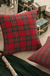 1PC Square Pillow Case Christmas Scottish Plaid Throw Waist Cushion Cover 18"