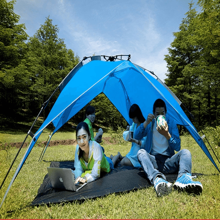 Outdoor Picnic Mat Automatic Tent Family Camping Mat PE Fabrics Dampproof and Waterproof Camp Mat
