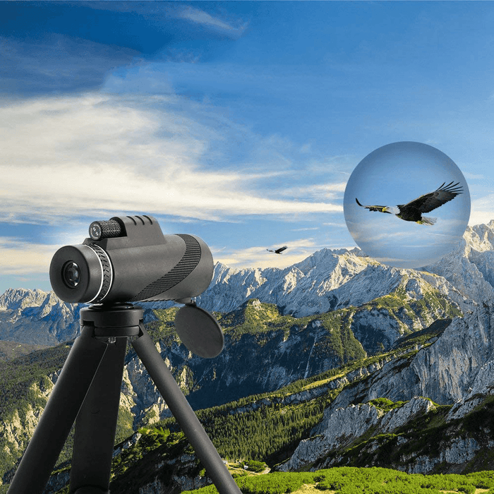 Ipree® MNV-L1 40X60 Dual Focus Optics Monocular HD Waterproof Telescope Day&Night Vision 500M/ 9500M