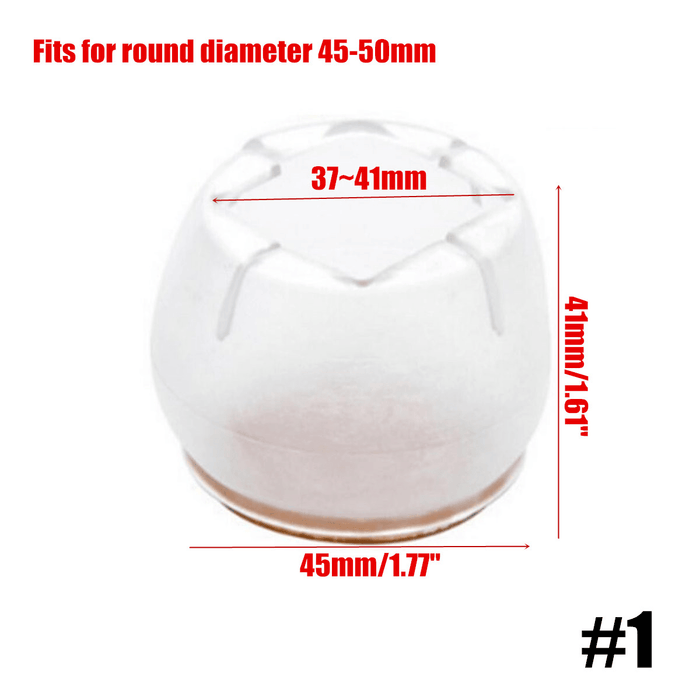 Silicone Square round Furniture Feet Caps Table Chair Leg Pads Floor Protector Scratchproof