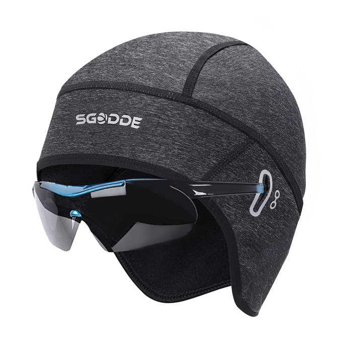 SGODDE Cycling Caps Winter Man Woman Sport Fleece Hats Windproof Thermal Bicycle Head-Wear Running Skiing