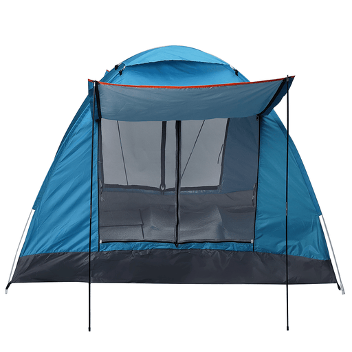 3-4 Person Automatic Camping Tent Portable Waterproof Sunshade Canopy Beach Travel with Moisture-Proof Mat