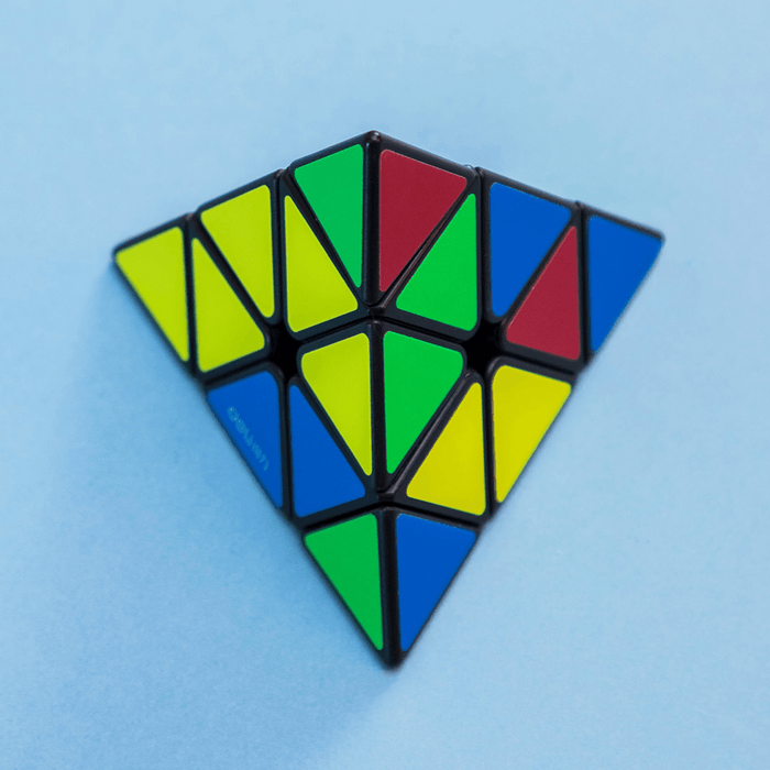 Deli 98X98X98Mm Mini Special-Shaped Pyramid Magic Cube Puzzle Science Education Toy Gift From