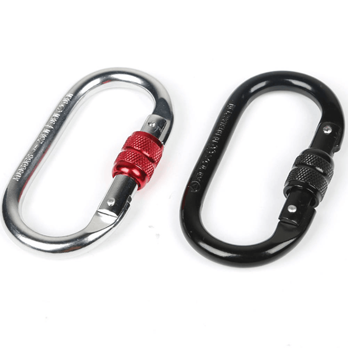 XINDA Outdoor Safety Buckle O Shape Aluminum Master Lock Rock Climbing Buckle Equipment