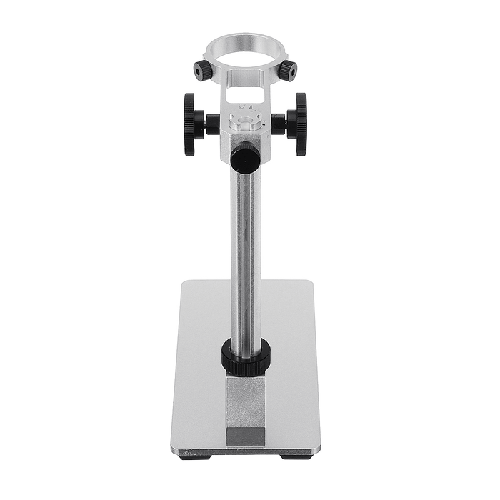 Adjustable Aluminum Alloy Microscope Holder Stand Manual Focus Support Bracket