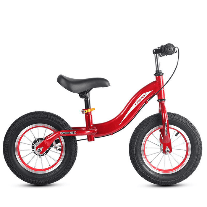 Carbon Steel No Pedal Kids Bike with Hand Brake for Beginner Rider Training Toddler Balance Bike Adjustable Seat Walker Scoot Bicycle