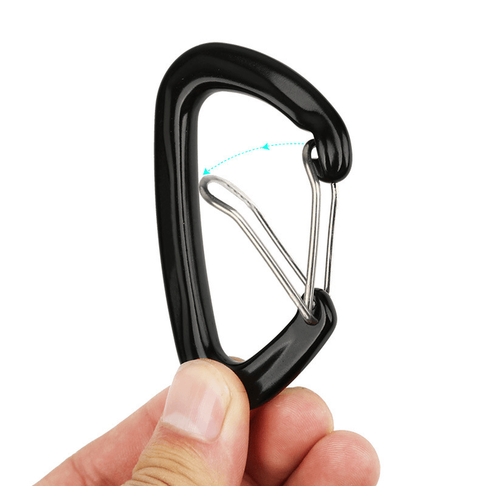 XINDA 16KN Aluminum Carabiner Climbing Keychain Outdoor Snap Clip Lock Buckle