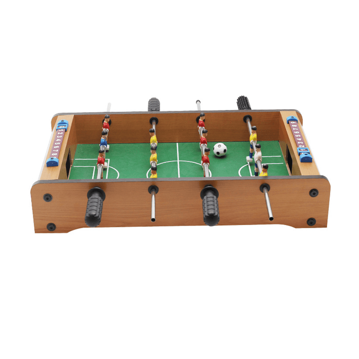 34.5X21.5X8Cm Football Table Game Wooden Soccer Game Tabletop Foosball Sports Family Activities