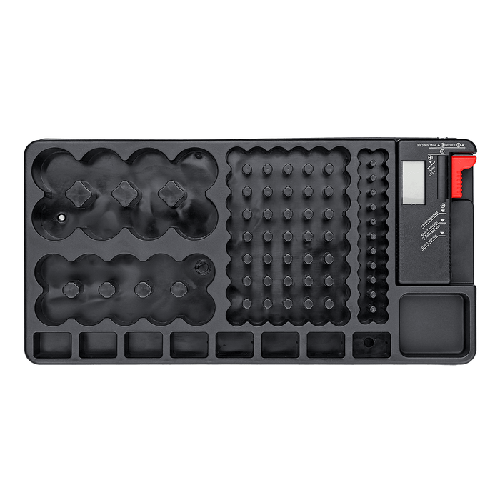 98 Grids Battery Tester Storage Organizer Holder Box 9V Digital Batteries Boxes