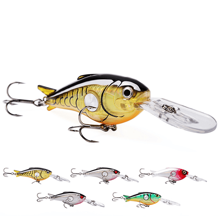 Seaknight SK003 1PCS Fishing Lures Floating 1.8M-3.9M 55Mm 10G Crank Artificial Hard Fishing Bait