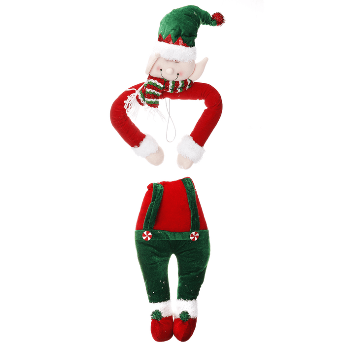 Christmas Elf Santa Claus Dolls Sitters Ornaments Hung on Christmas Tree Party