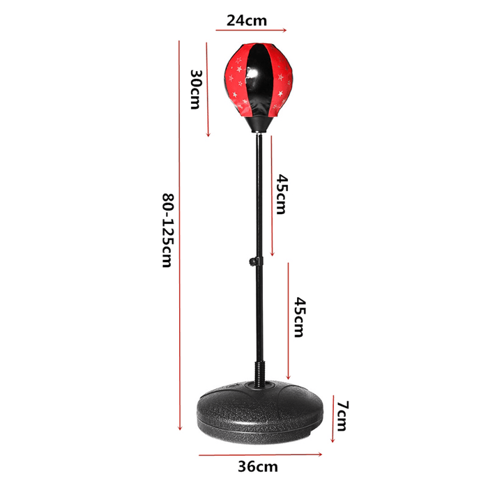 Desk Boxing Sand Bag Adjustable Standing Speed Ball Boxing Target Stress Release Exercise Equipment