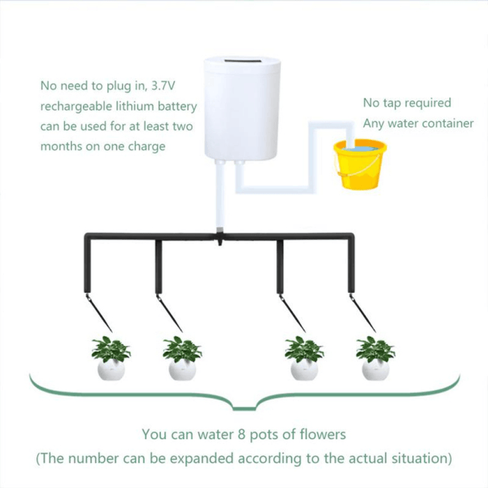 Garden Intelligent Automatic Watering Controller Indoor Plants Drip Irrigation Device Indoor Water Pump