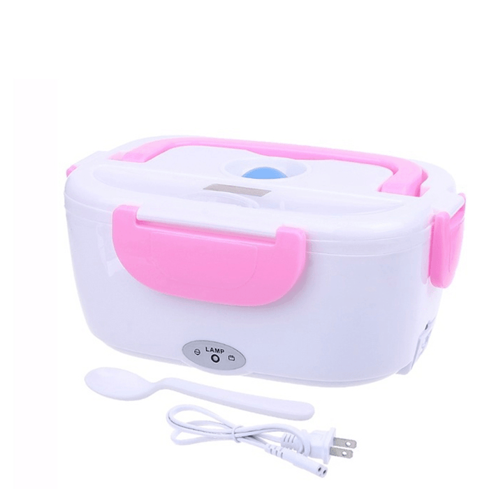 1.5L Electric Lunch Box Car Plug-In Heating Insulated Food Warmer Container Outdoor Travel