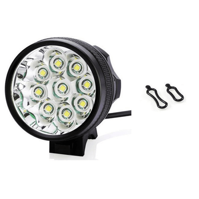 2Pcs XANES ML02 4500LM 9T6 Super Bright Mountain Bike Light IP65 Waterproof Intelligent Circuit Control