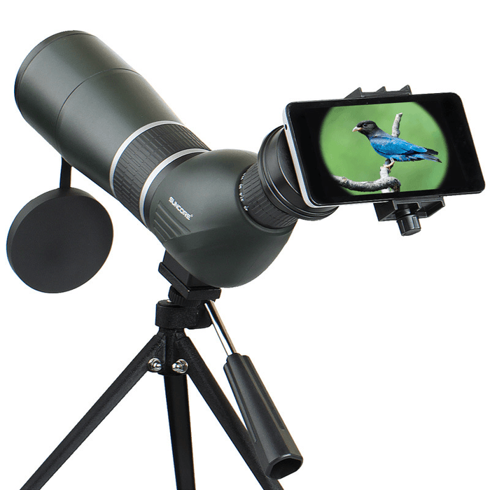 Ipree 12-36X50A/15-45X60A Monocular Bird Watching Telescope HD Optic Zoom Lens View Eyepiece