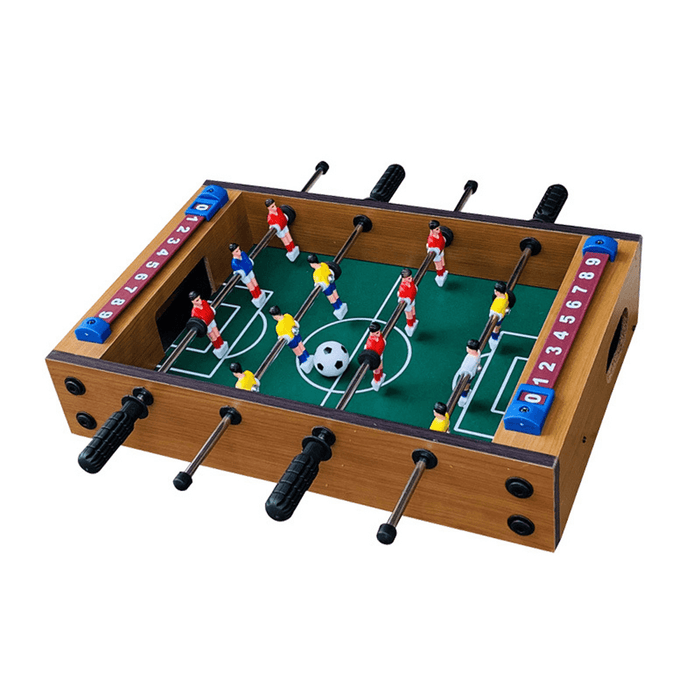 34.5X21.5X8Cm Football Table Game Wooden Soccer Game Tabletop Foosball Sports Family Activities