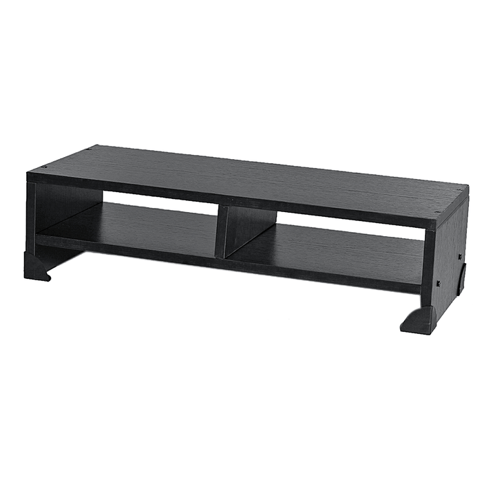 Black Computer Monitor Laptop Riser Desk Table Stand Shelf Desktop Monitor