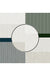 Funky Modernism Rug Green and Grey Geometric and Checked Pattern Rug Pet Friendly Anti-Slip Washable Area Rug for Decoration