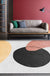 Stylish Nordic Rug Multicolor Colorblock Rug Pet Friendly Anti-Slip Washable Area Rug for Decoration