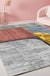 Casual Stripe Pattern Rug Multicolor Modernist Rug Polyester Pet Friendly Washable Non-Slip Area Rug for Living Room