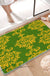 Feblilac Baroque Style One Big Flower Tufted Bath Mat