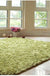 Feblilac Rectangular Solid Green Tufted Bath Mat