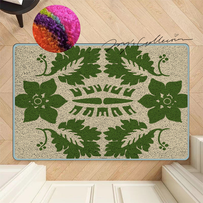 Feblilac Flowers and Plants Baroque Nylon Door Mat