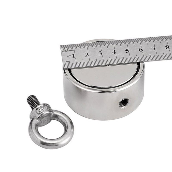 300kg D60mm Strong Salvage Magnet Pot Fishing Deep Sea Salvage Fishing Hook Neodymium Recovery Magnet